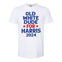 Kamala Harris Old White Dudes For Harris Funny Political Softstyle CVC T-Shirt