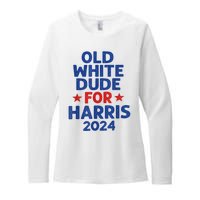 Kamala Harris Old White Dudes For Harris Funny Political Womens CVC Long Sleeve Shirt