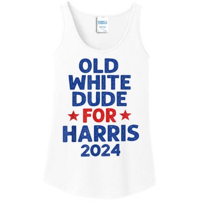 Kamala Harris Old White Dudes For Harris Funny Political Ladies Essential Tank