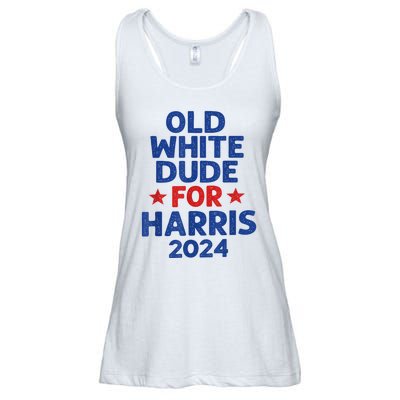 Kamala Harris Old White Dudes For Harris Funny Political Ladies Essential Flowy Tank