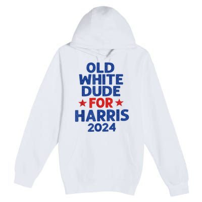 Kamala Harris Old White Dudes For Harris Funny Political Premium Pullover Hoodie