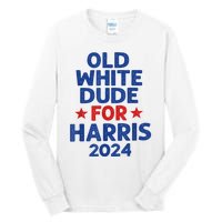 Kamala Harris Old White Dudes For Harris Funny Political Tall Long Sleeve T-Shirt