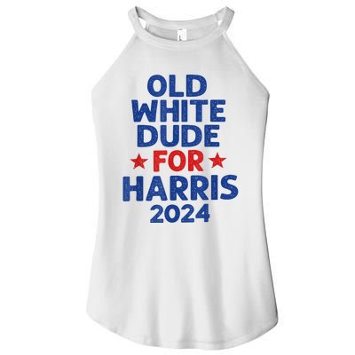 Kamala Harris Old White Dudes For Harris Funny Political Women's Perfect Tri Rocker Tank