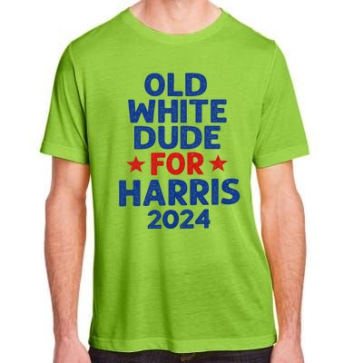 Kamala Harris Old White Dudes For Harris Funny Political Adult ChromaSoft Performance T-Shirt