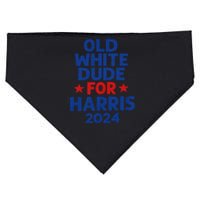 Kamala Harris Old White Dudes For Harris Funny Political USA-Made Doggie Bandana