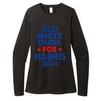 Kamala Harris Old White Dudes For Harris Funny Political Womens CVC Long Sleeve Shirt