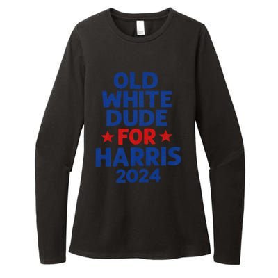 Kamala Harris Old White Dudes For Harris Funny Political Womens CVC Long Sleeve Shirt