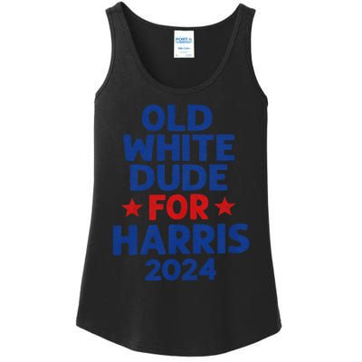 Kamala Harris Old White Dudes For Harris Funny Political Ladies Essential Tank