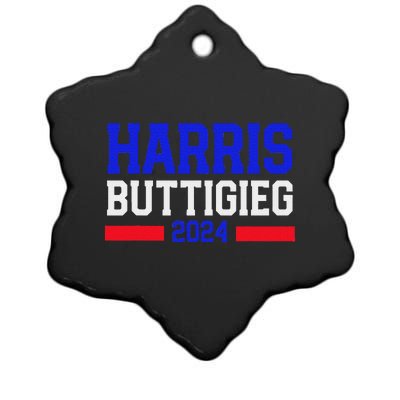 Kamala Harris Pete Buttigieg 2024 Usa President Ceramic Star Ornament