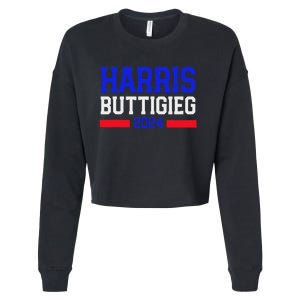 Kamala Harris Pete Buttigieg 2024 Usa President Cropped Pullover Crew