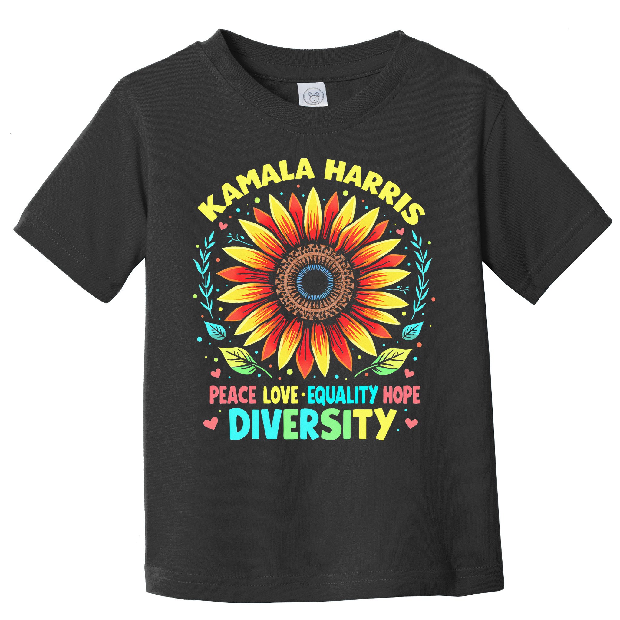 Kamala Harris Peace Love Equality Hope Diversity Toddler T-Shirt