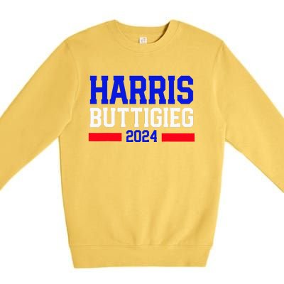 Kamala Harris Pete Buttigieg 2024 Usa President Premium Crewneck Sweatshirt