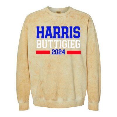 Kamala Harris Pete Buttigieg 2024 Usa President Colorblast Crewneck Sweatshirt