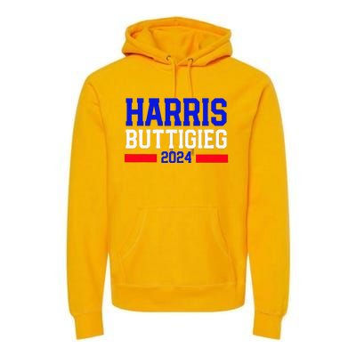 Kamala Harris Pete Buttigieg 2024 Usa President Premium Hoodie