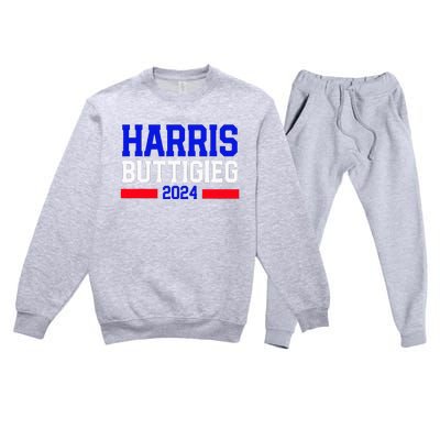 Kamala Harris Pete Buttigieg 2024 Usa President Premium Crewneck Sweatsuit Set