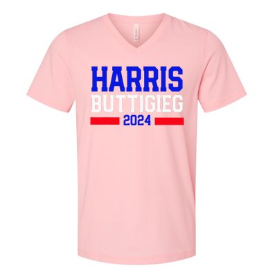 Kamala Harris Pete Buttigieg 2024 Usa President V-Neck T-Shirt