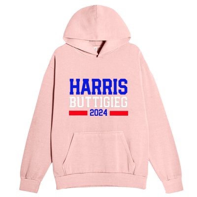 Kamala Harris Pete Buttigieg 2024 Usa President Urban Pullover Hoodie