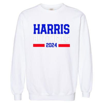 Kamala Harris Pete Buttigieg 2024 Usa President Garment-Dyed Sweatshirt