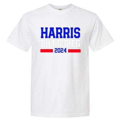 Kamala Harris Pete Buttigieg 2024 Usa President Garment-Dyed Heavyweight T-Shirt