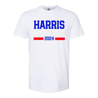 Kamala Harris Pete Buttigieg 2024 Usa President Softstyle CVC T-Shirt