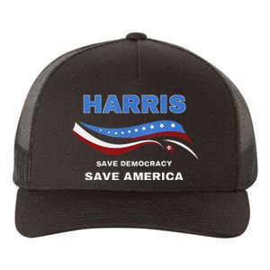 Kamala Harris President Comma La Flag Save 2024 Yupoong Adult 5-Panel Trucker Hat