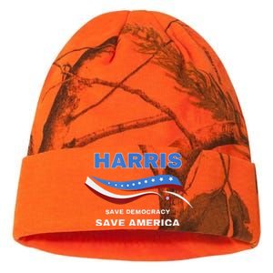 Kamala Harris President Comma La Flag Save 2024 Kati Licensed 12" Camo Beanie