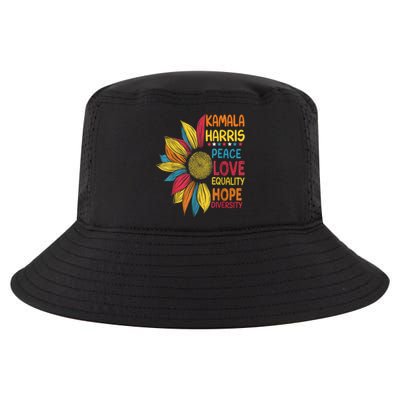 Kamala Harris Peace Love Equality Hope Diversity Cool Comfort Performance Bucket Hat