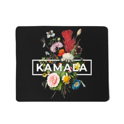 Kamala Harris Pretty Floral Flowers For Women Harris 2024 Mousepad