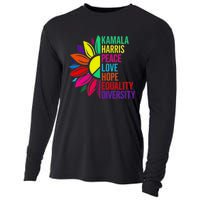 Kamala Harris Peace Love Equality Hope Diversity Cooling Performance Long Sleeve Crew