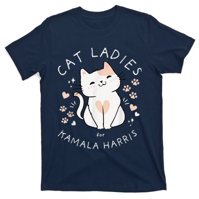 Kamala Harris Project Coconut Tree For President Cat Ladies For Kamala Harris T-Shirt