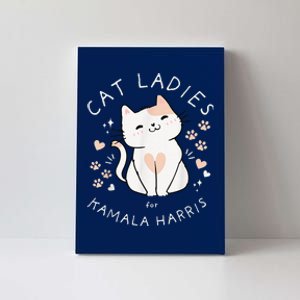 Kamala Harris Project Coconut Tree For President Cat Ladies For Kamala Harris Canvas