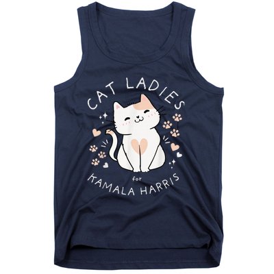 Kamala Harris Project Coconut Tree For President Cat Ladies For Kamala Harris Tank Top