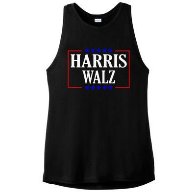 Kamala Harris President Tim Walz Vp Harris Walz 2024 Ladies PosiCharge Tri-Blend Wicking Tank