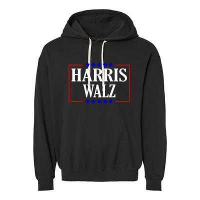 Kamala Harris President Tim Walz Vp Harris Walz 2024 Garment-Dyed Fleece Hoodie