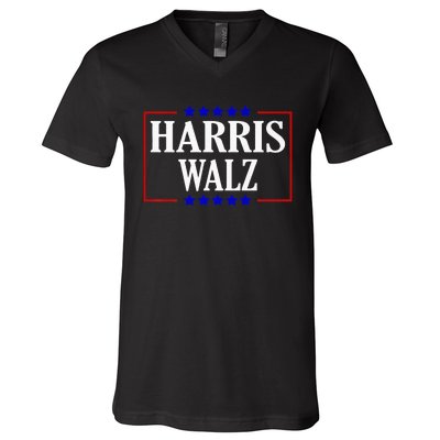 Kamala Harris President Tim Walz Vp Harris Walz 2024 V-Neck T-Shirt