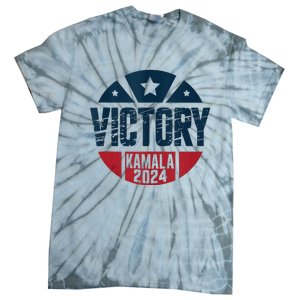 Kamala Harris President Election 2024 Victory She Won Tie-Dye T-Shirt