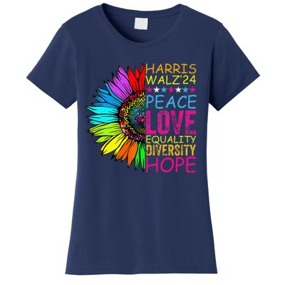 Kamala Harris Peace Love Equality Hope Diversity Women's T-Shirt