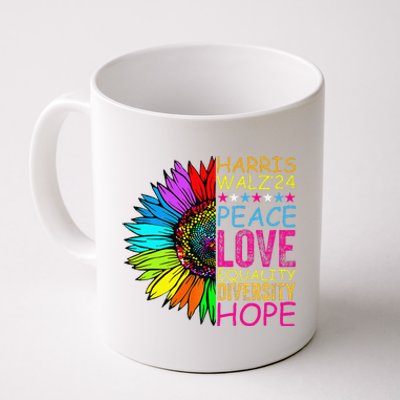 Kamala Harris Peace Love Equality Hope Diversity Coffee Mug