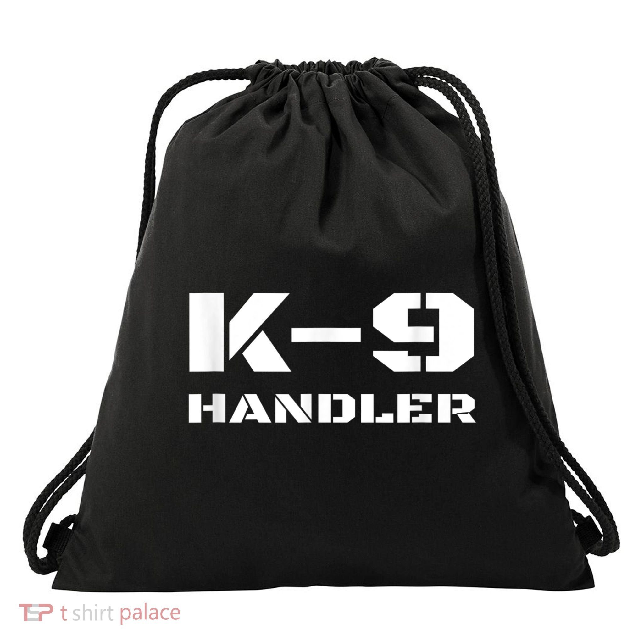 K9 Handler Police Dog Trainer K9 Unit Officer Canine Team Drawstring Bag