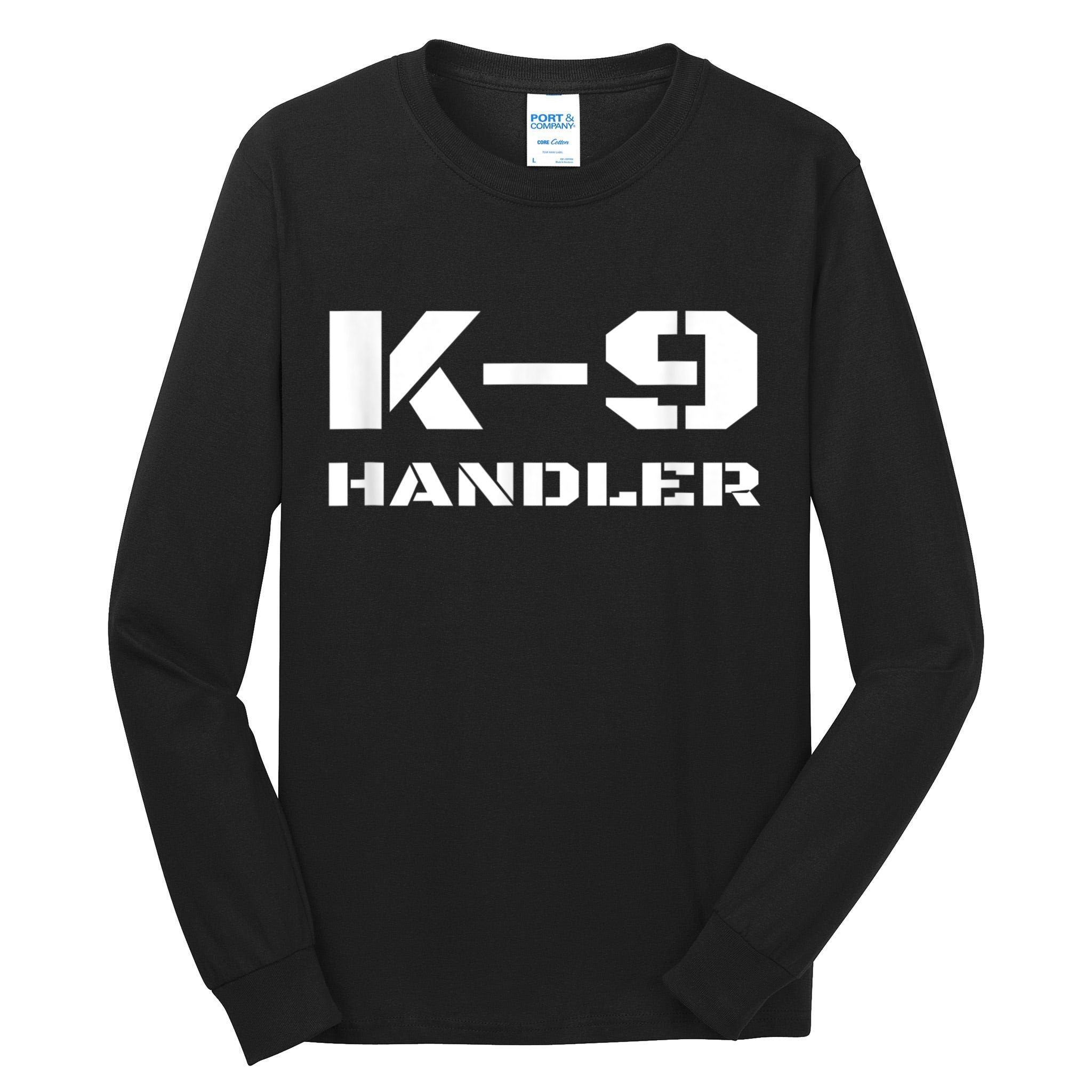 K9 Handler Police Dog Trainer K9 Unit Officer Canine Team Tall Long Sleeve T-Shirt
