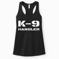 K9 Handler Police Dog Trainer K9 Unit Officer Canine Team Womens Tank Top