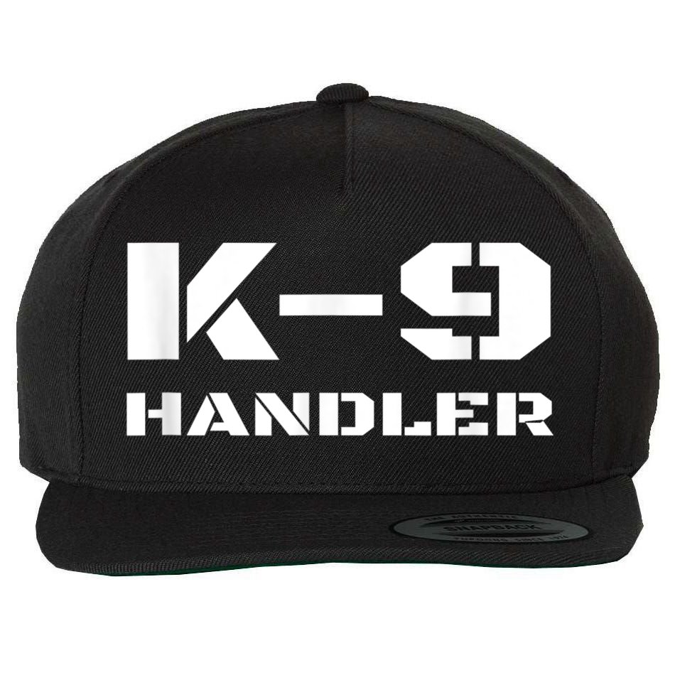 K9 Handler Police Dog Trainer K9 Unit Officer Canine Team Wool Snapback Cap