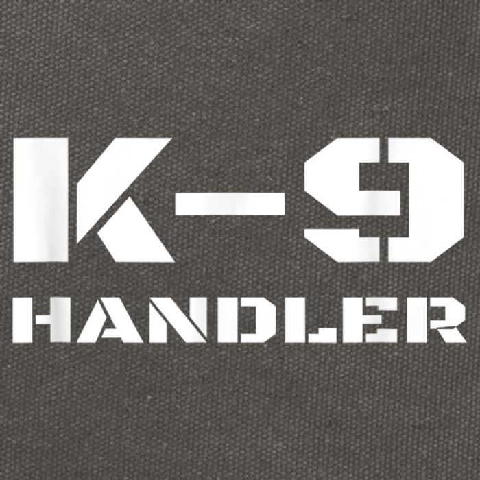 K9 Handler Police Dog Trainer K9 Unit Officer Canine Team Cotton Canvas Backpack