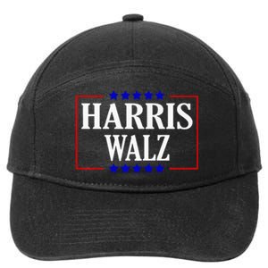 Kamala Harris President Tim Walz Waltz Vp Harris Walz 2024 Premium 7-Panel Snapback Hat