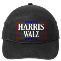 Kamala Harris President Tim Walz Waltz Vp Harris Walz 2024 Premium 7-Panel Snapback Hat