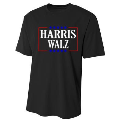 Kamala Harris President Tim Walz Waltz Vp Harris Walz 2024 Premium Performance Sprint T-Shirt