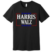 Kamala Harris President Tim Walz Waltz Vp Harris Walz 2024 Premium Premium T-Shirt