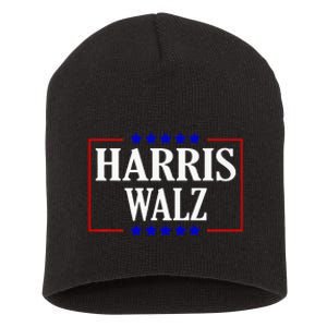 Kamala Harris President Tim Walz Waltz Vp Harris Walz 2024 Premium Short Acrylic Beanie