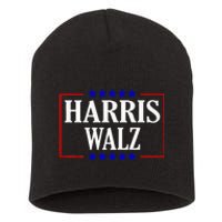 Kamala Harris President Tim Walz Waltz Vp Harris Walz 2024 Premium Short Acrylic Beanie