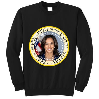 Kamala Harris Presidential Seal Portrait Sweatshirt